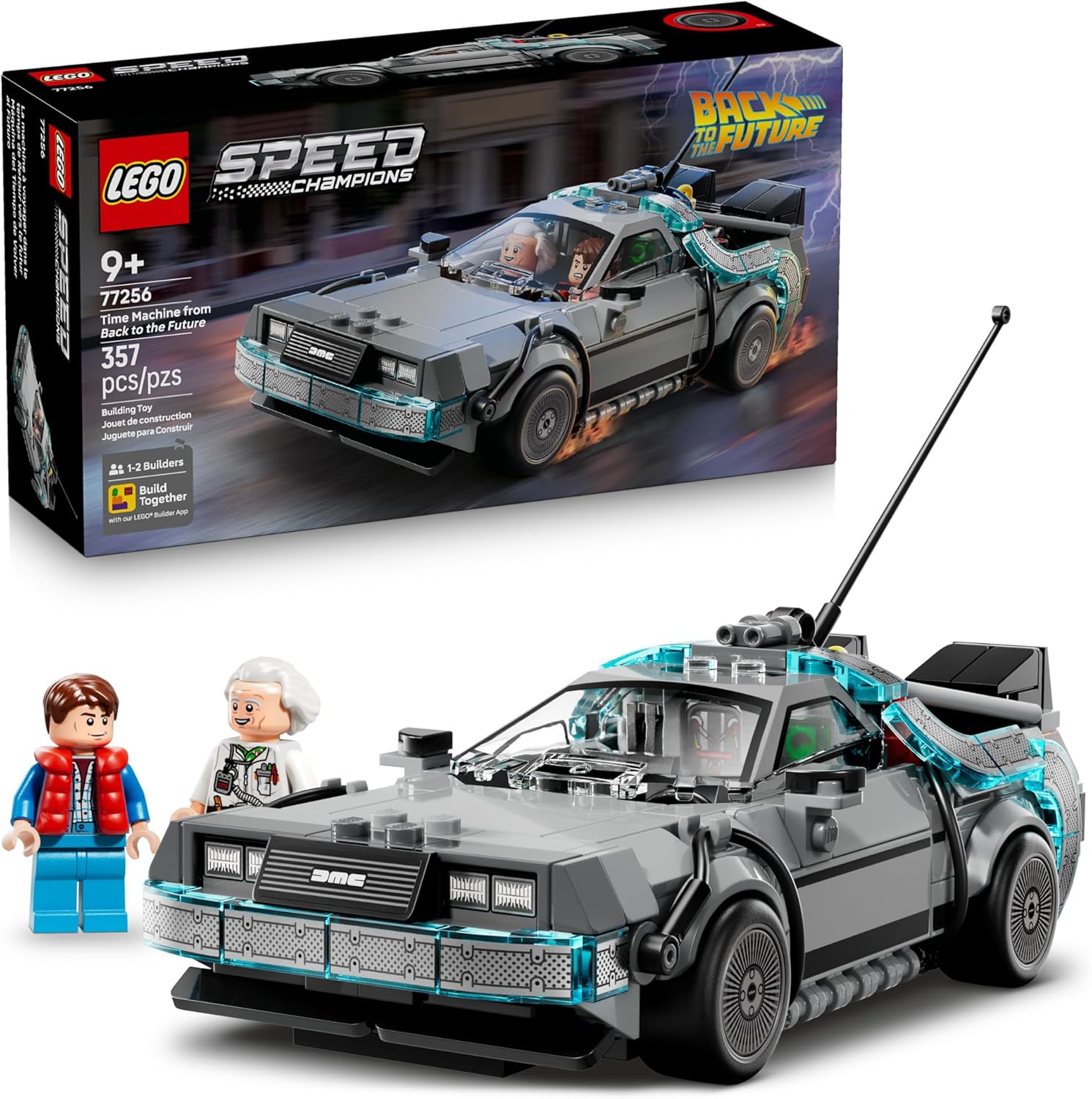 Speed Champions Time Machine from Back to The Future – A2Z Science