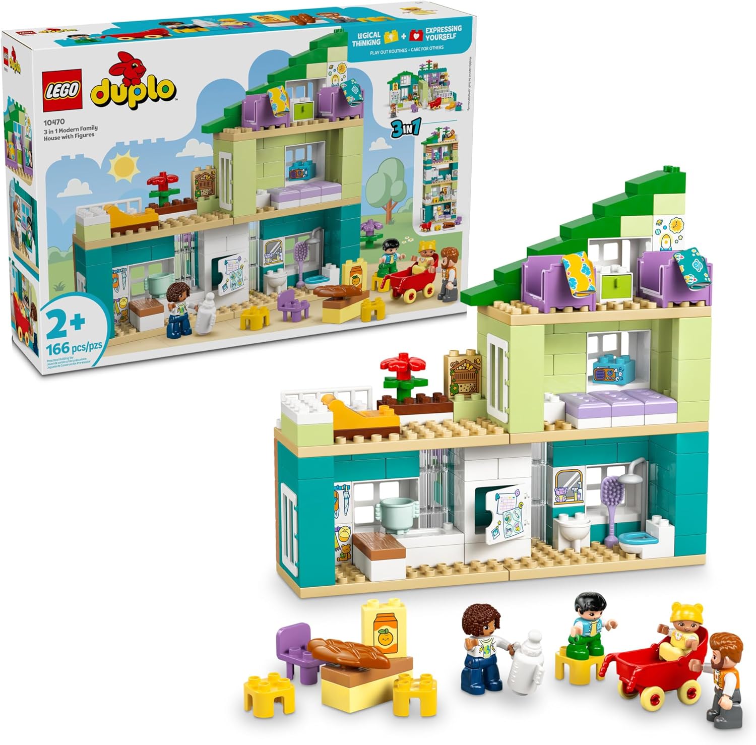Duplo Town 3 in 1 Modern Family House by Lego
