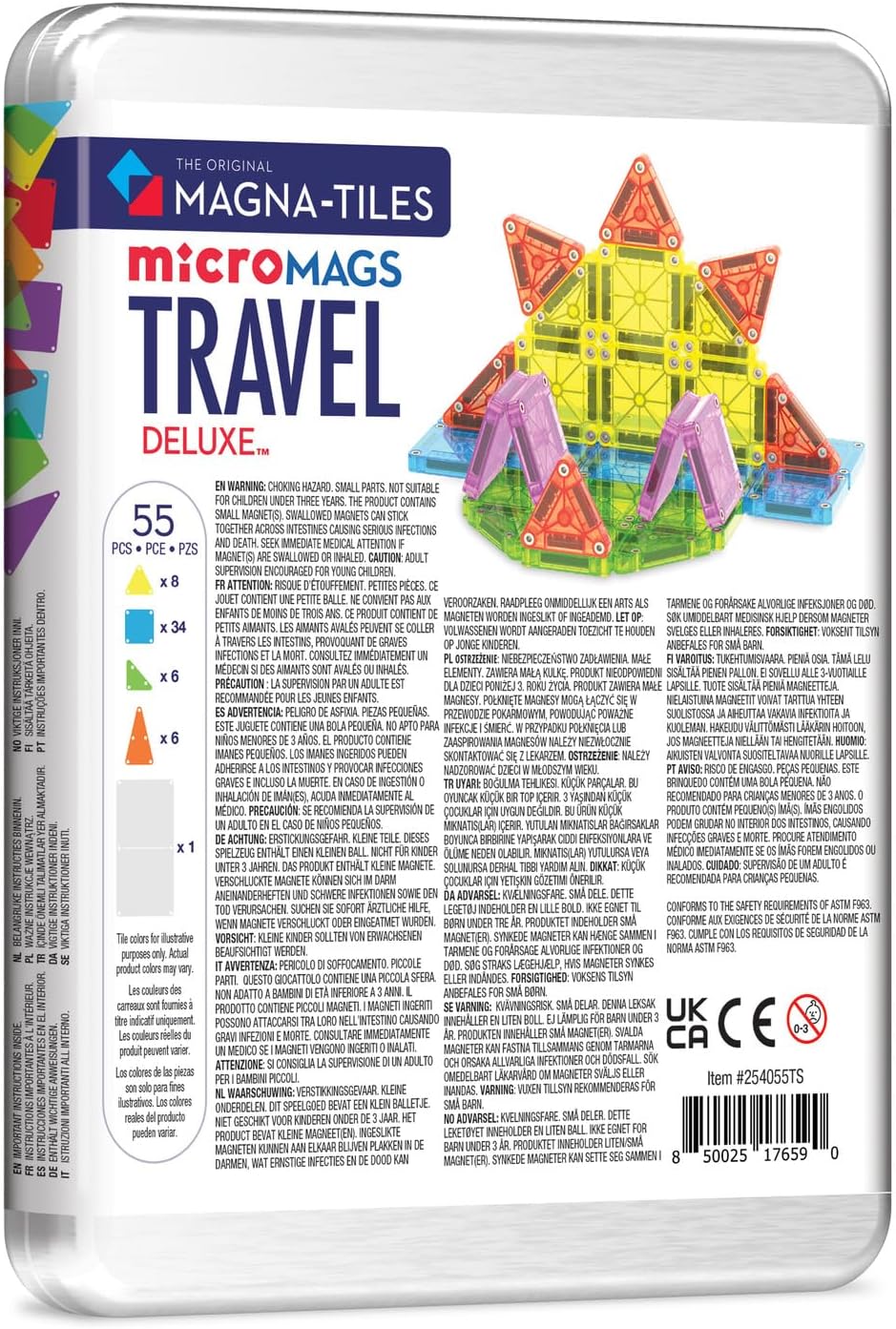 MAGNA-TILES microMAGS Travel Set Deluxe – A2Z Science & Toys