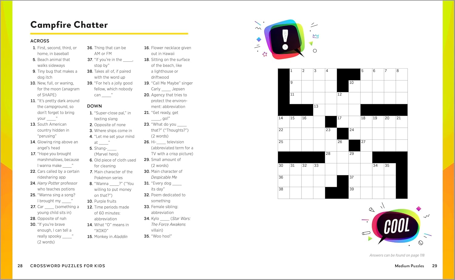 Crossword Puzzles for Kids by Sourcebooks