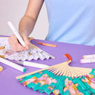 Paper Fan Coloring - Koi Fish by Faber-Castell