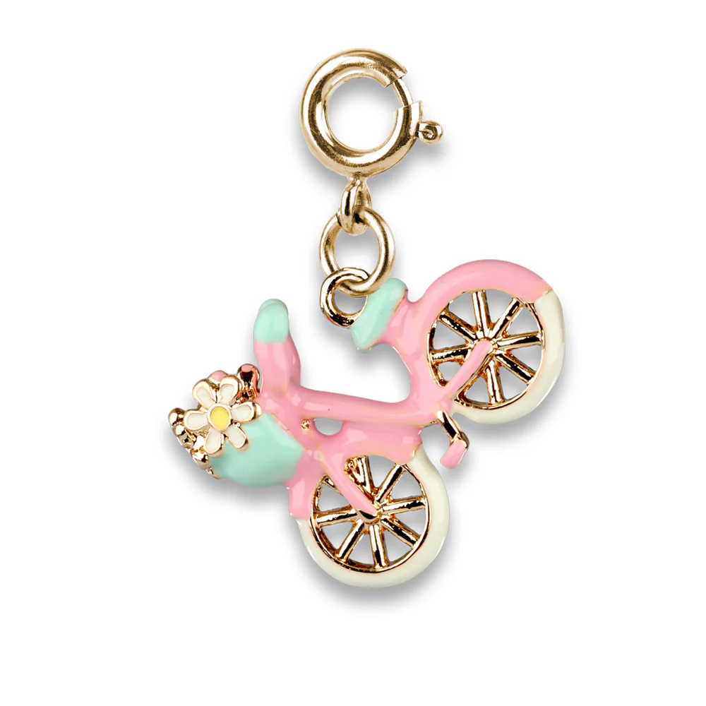 Gold Bicycle Charm by Charm It