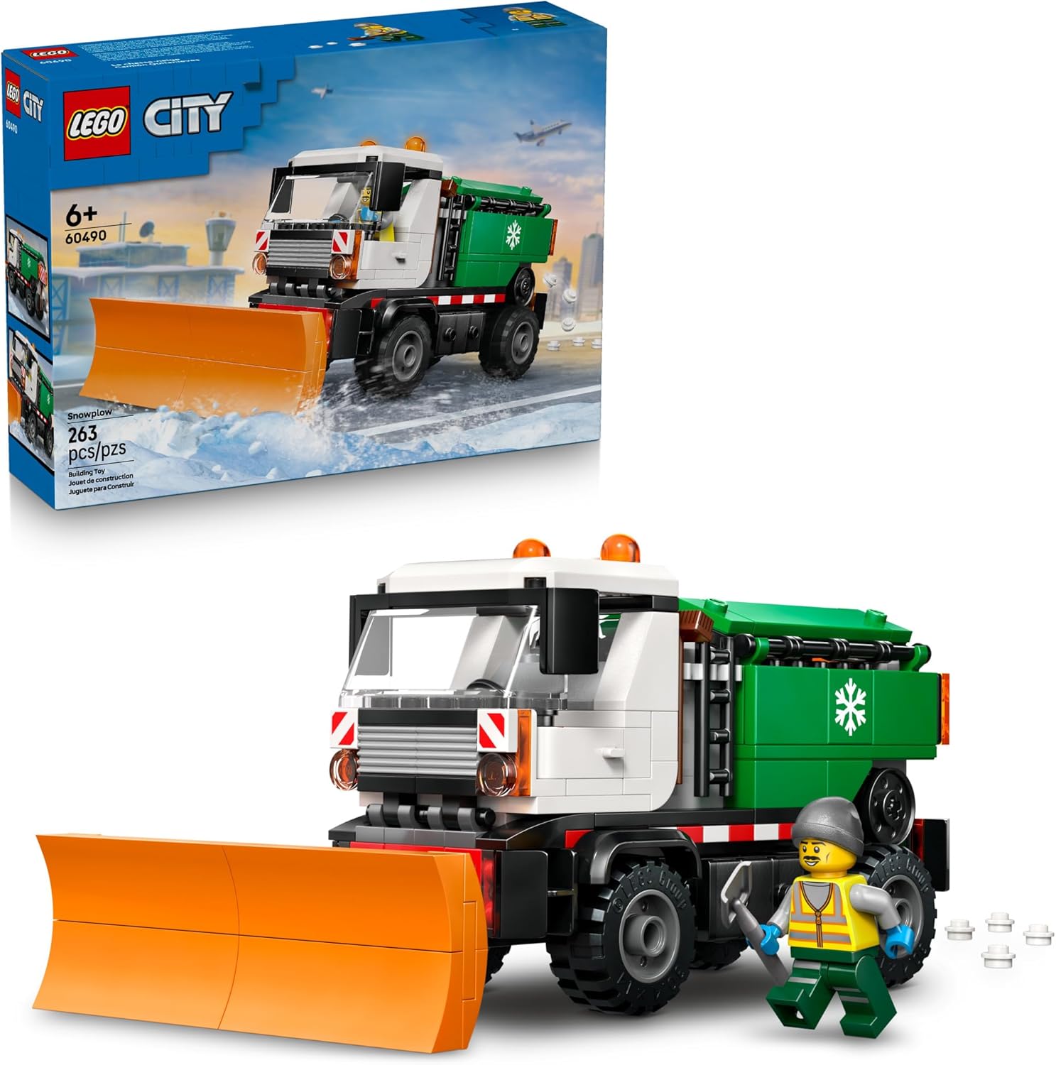 City Snowplow Truck by Lego