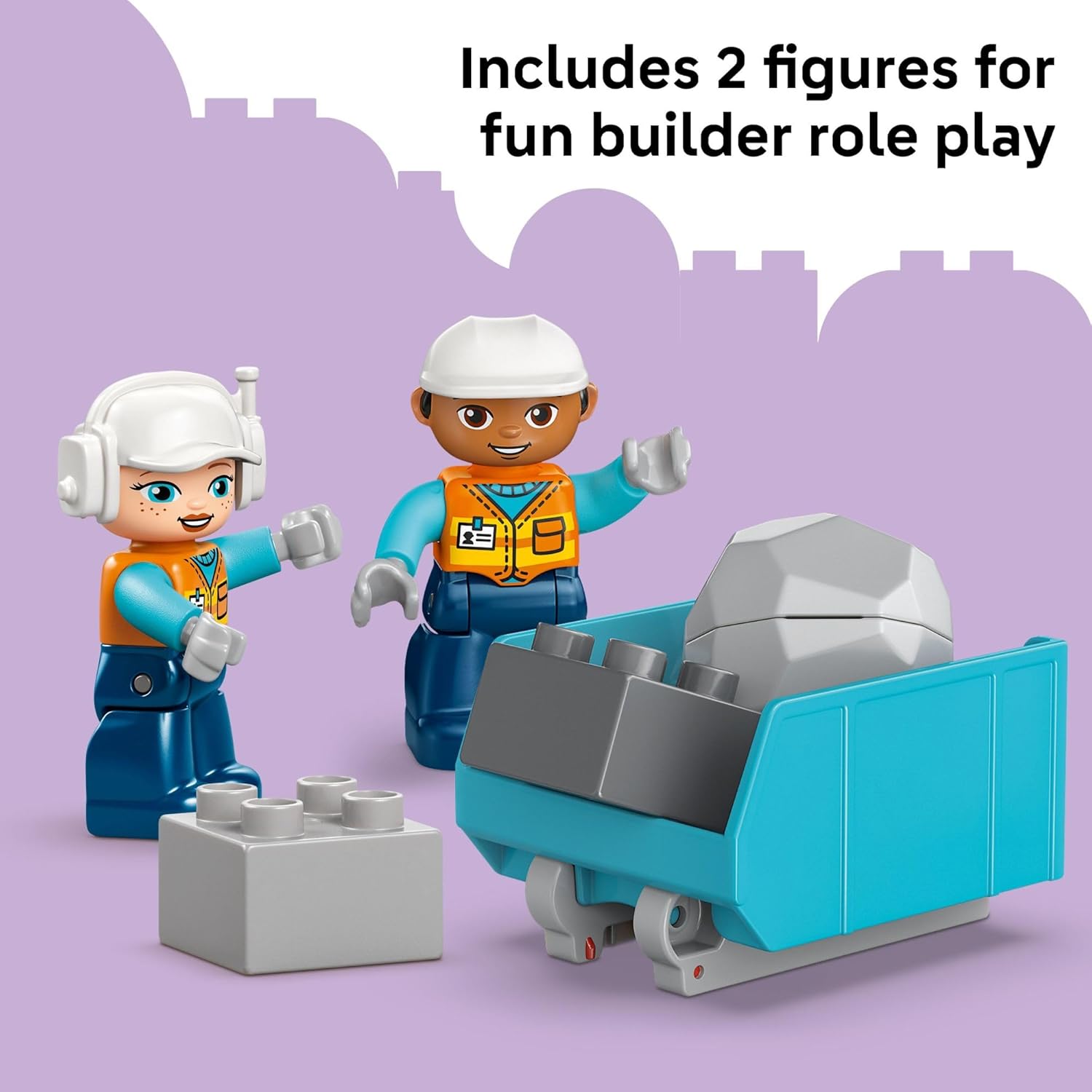 Duplo Town 3 in 1 Construction Vehicles by Lego