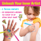 Color In Neon Tattoos by Creativity for Kids