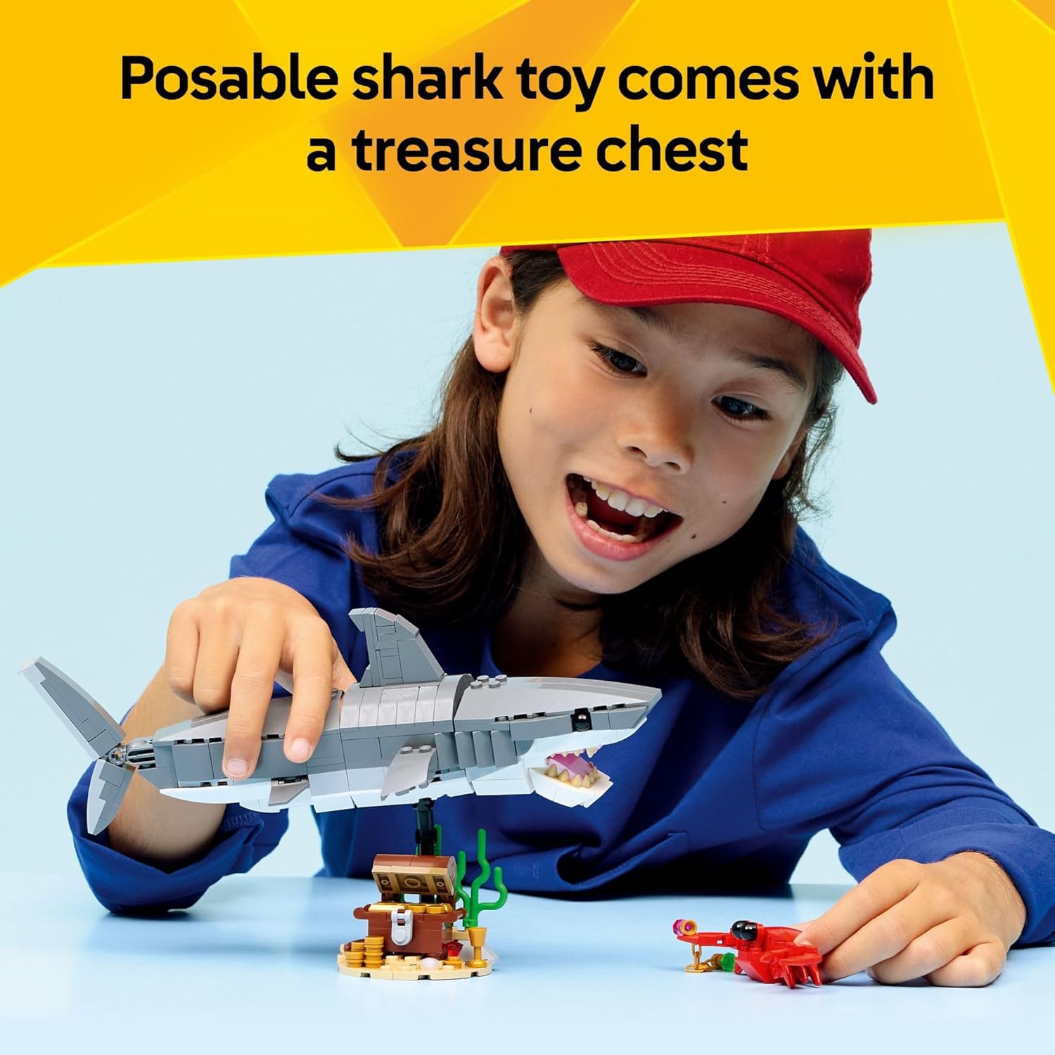 Creator Fierce Shark with a Treasure Chest by Lego