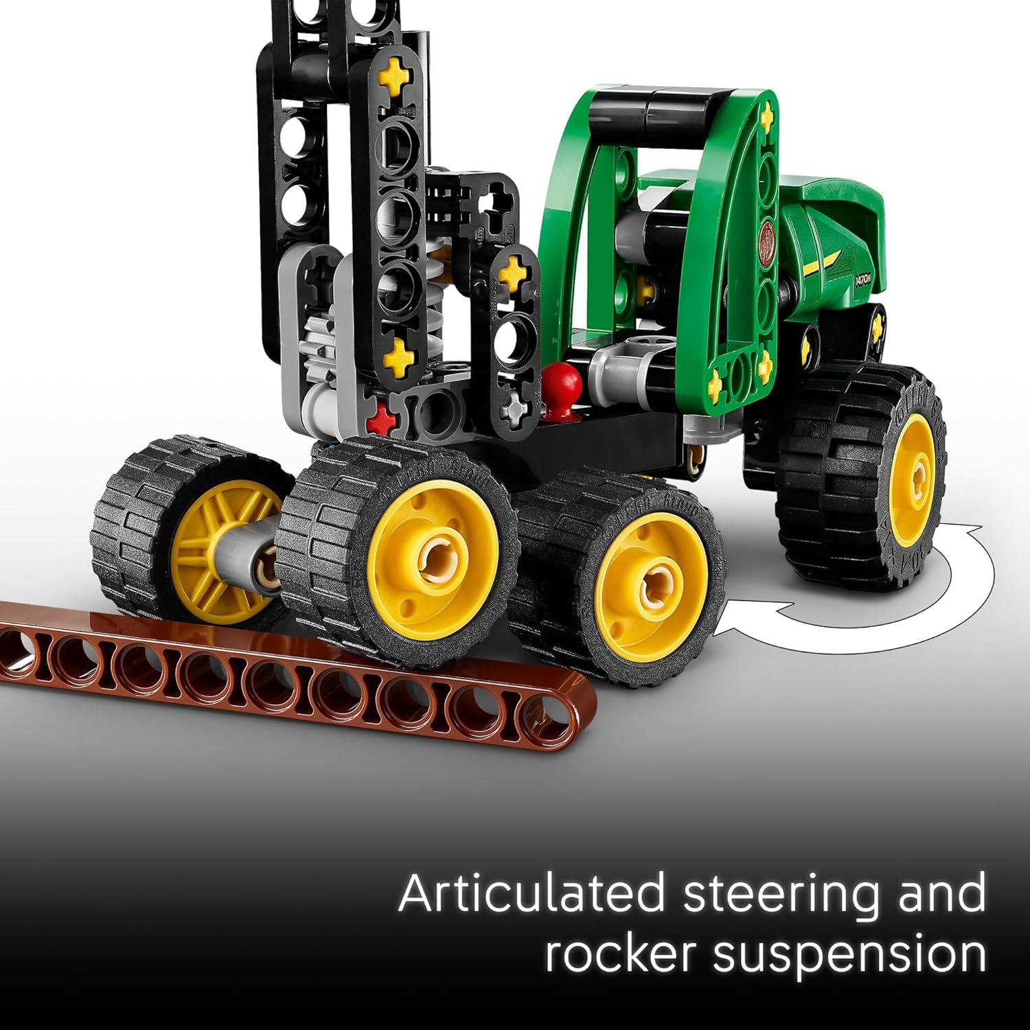 Technic John Deere 1470H Wheeled Harvester by Lego