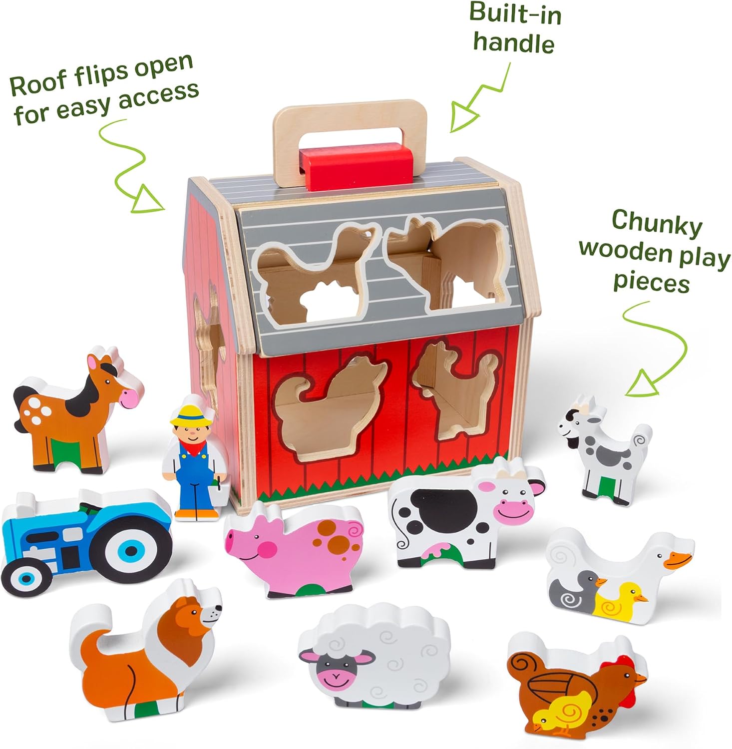Take-Along Sorting Barn by Melissa & Doug