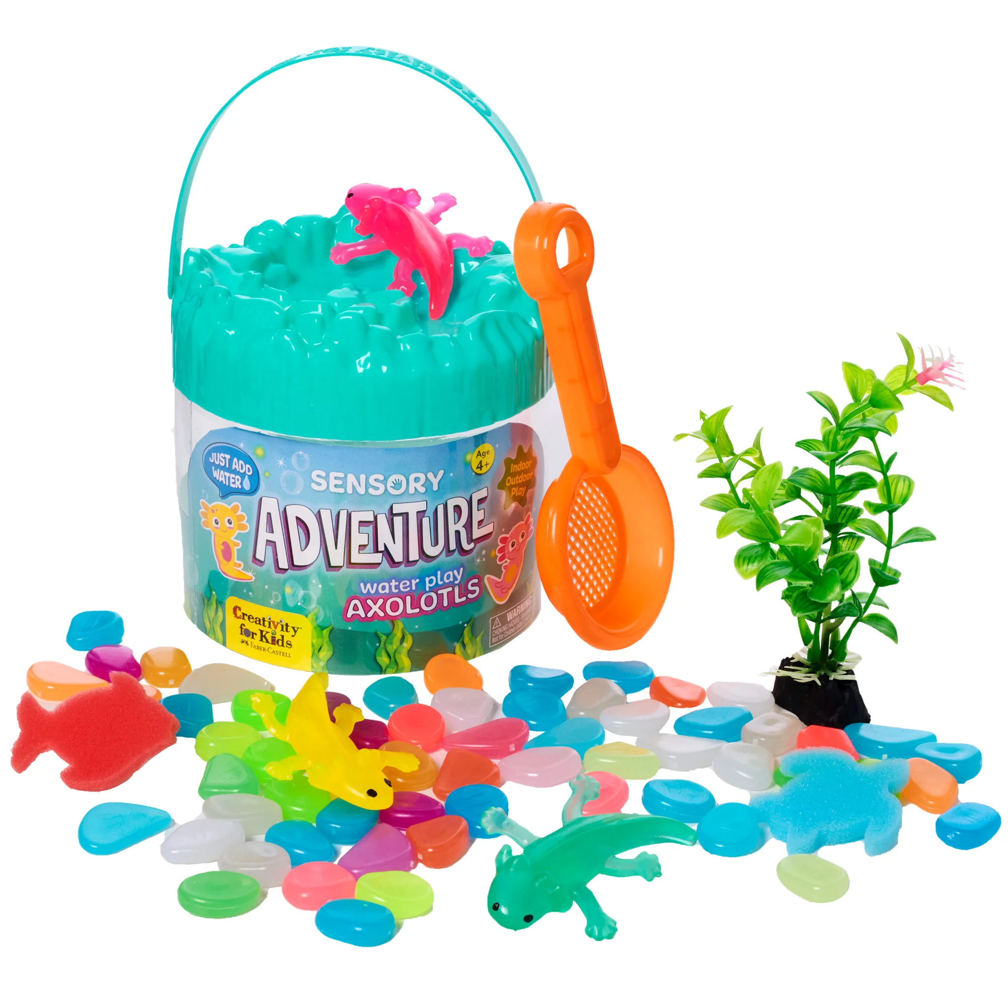 Sensory Adventure Water Play Axolotls by Creativity for Kids