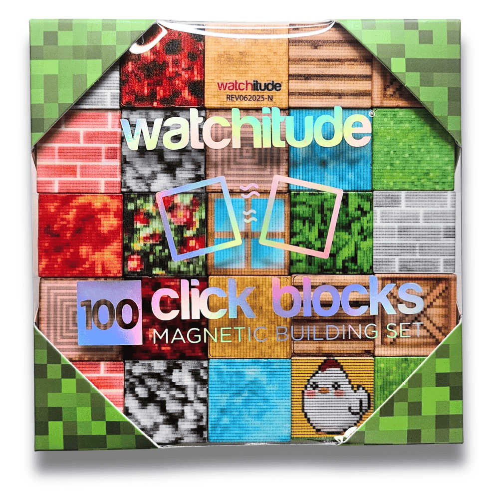 Click Blocks - 100pc Magnetic Building Set by Watchitude