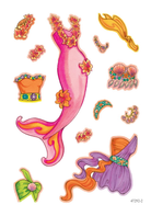 Glitter Mermaid Sticker Paper Doll by Dover Publications