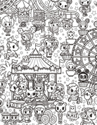 tokidoki Coloring Party by Sterling Publishing 5