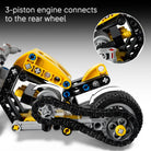 Technic Yellow Motorcycle by Lego