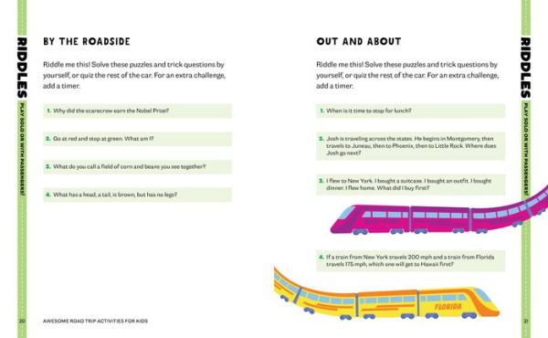 Awesome Road Trip Activities for Kids by Sourcebooks