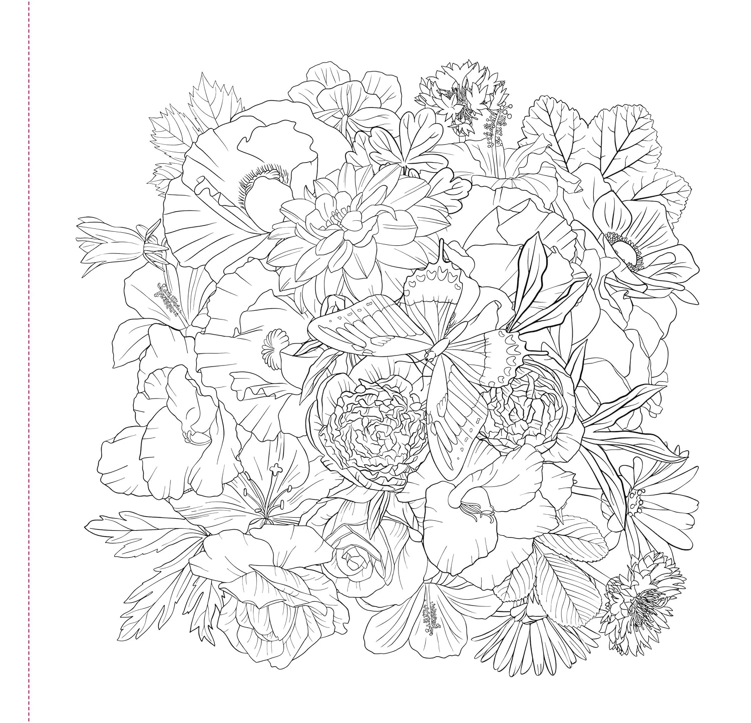 Wildflowers Adult Coloring Book by Peter Pauper Press