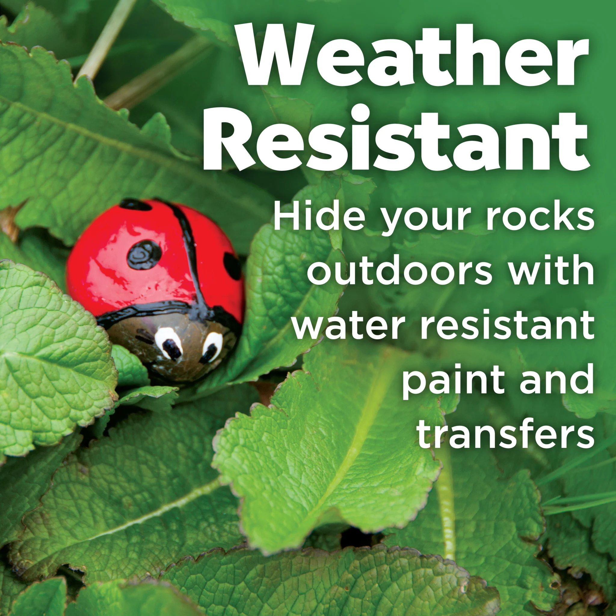 Hide and Seek Rock Painting  by Creativity for Kids