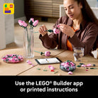 Botanicals Bouquet of Pink Roses by Lego