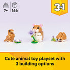 Creator 3 in 1 Cute Hamster with a Flower by Lego