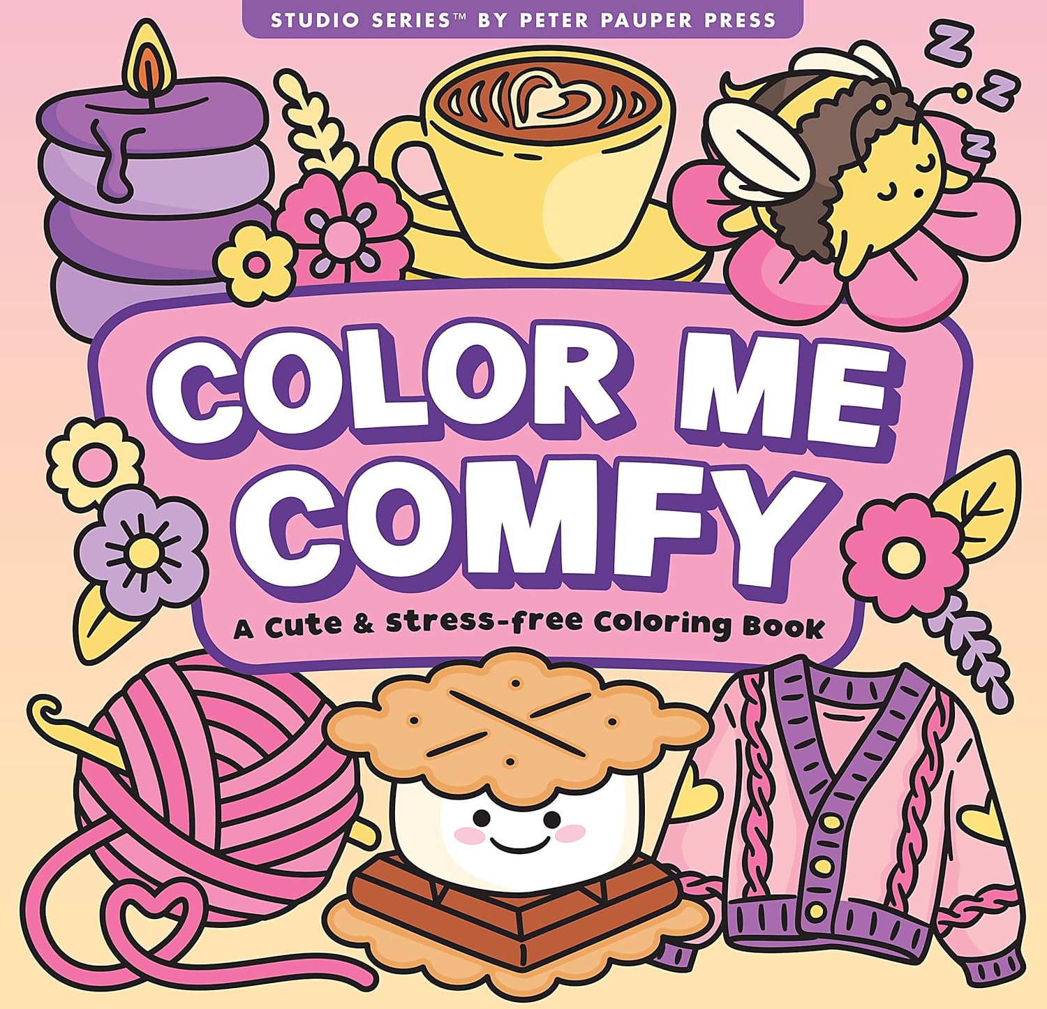 Color Me Comfy Adult Coloring Book by Peter Pauper Press