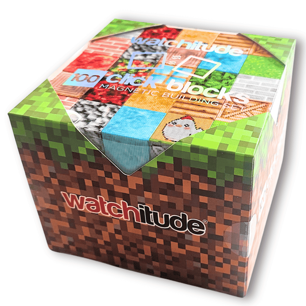 Click Blocks - 100pc Magnetic Building Set by Watchitude
