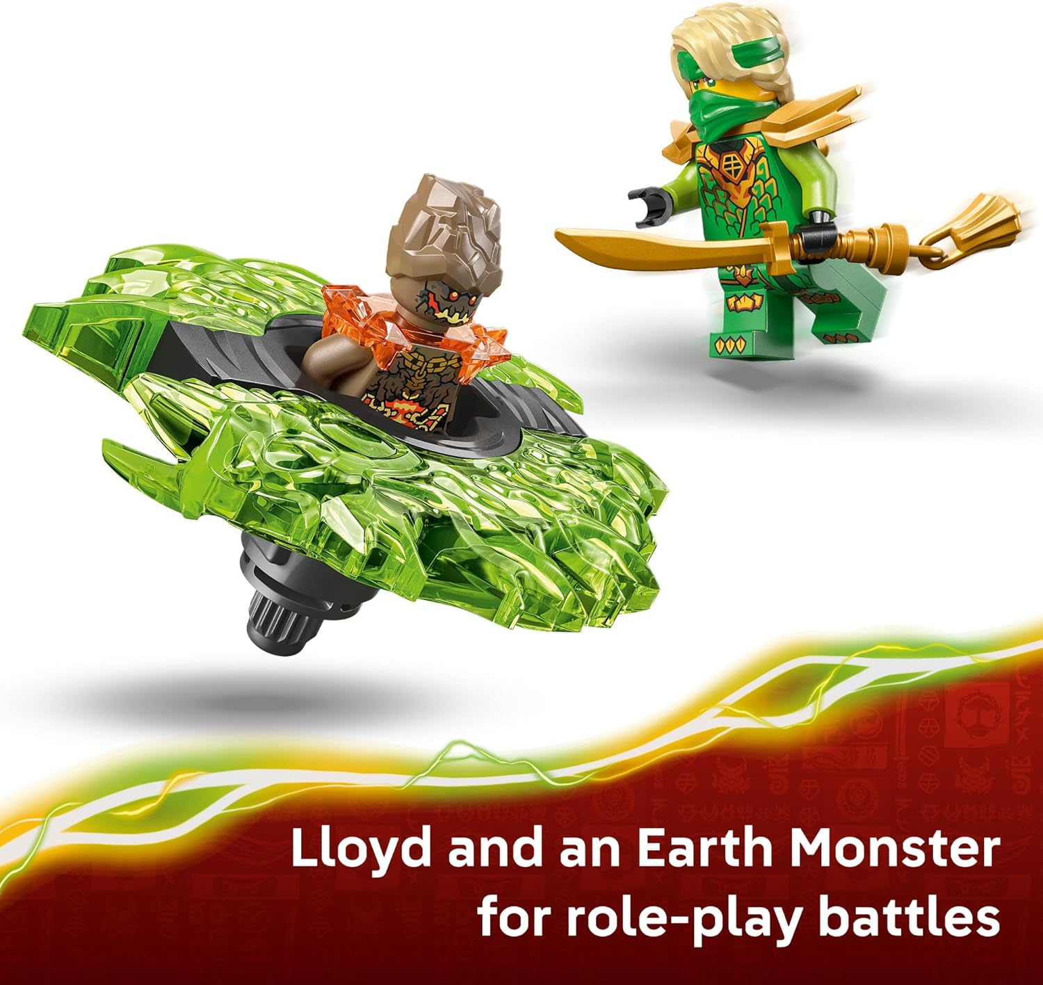 Ninjago Loyd vs. Earth Monster Spinner by Lego