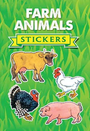 Farm Animals Stickers by Dover Publications