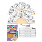 Paper Fan Coloring - Koi Fish by Faber-Castell