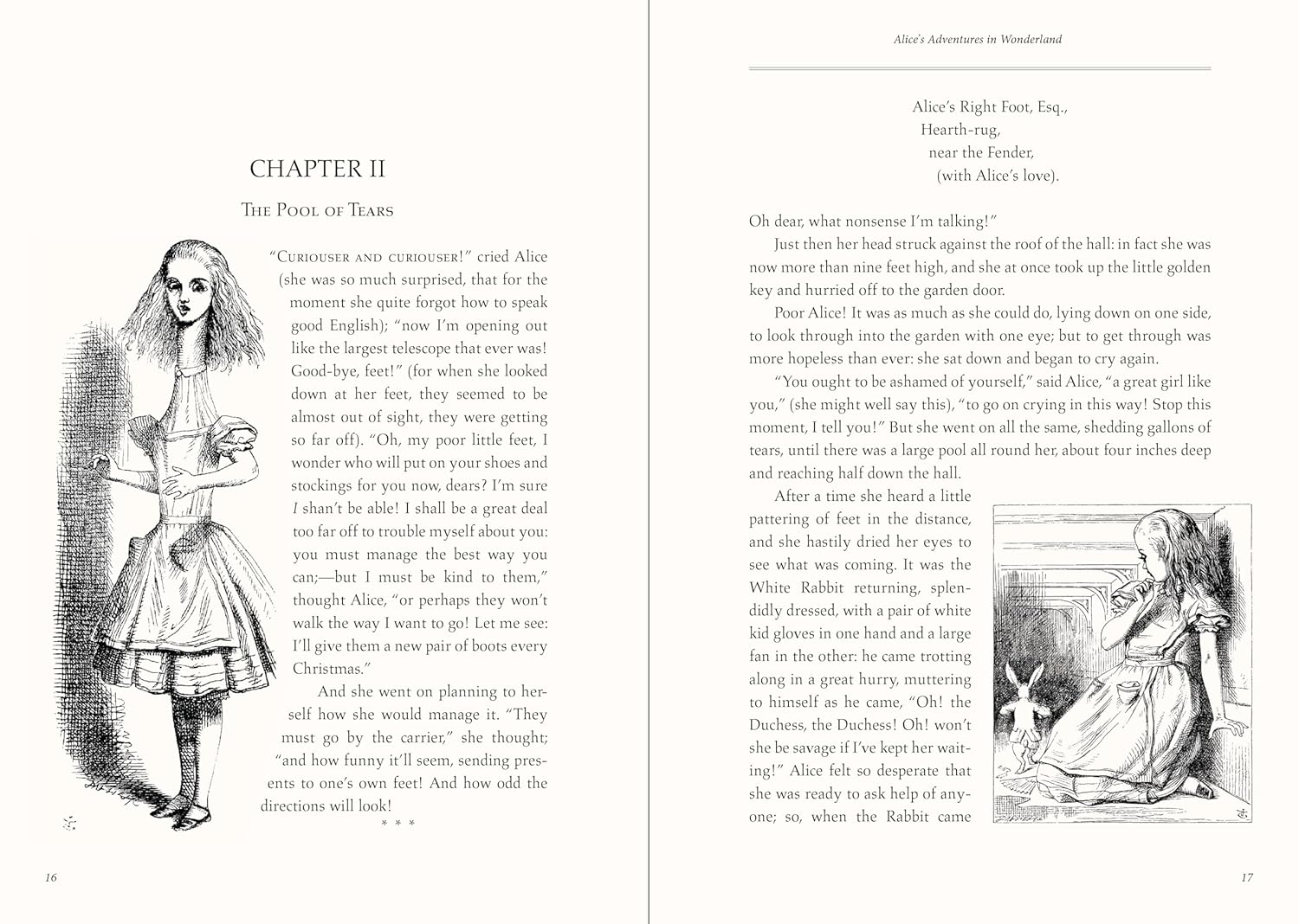 Alice's Adventures in Wonderland and Through the Looking Glass (Masterpiece Library Edition) by Peter Pauper Press