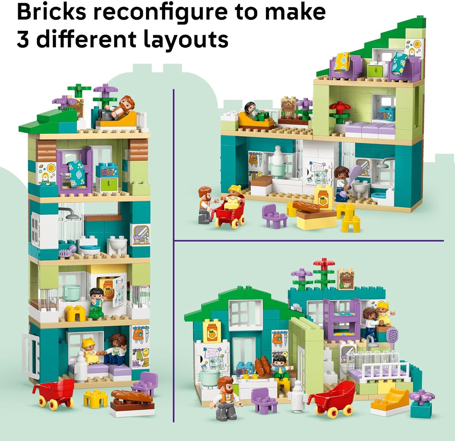 Duplo Town 3 in 1 Modern Family House by Lego