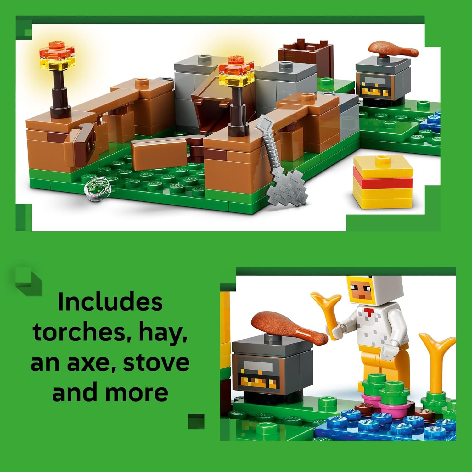 Minecraft Chicken Farm by Lego