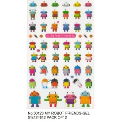 My Robot Friend Stickers by BC USA