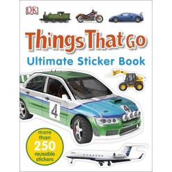Ultimate Sticker Book Things That Go by Dorling Kindersley