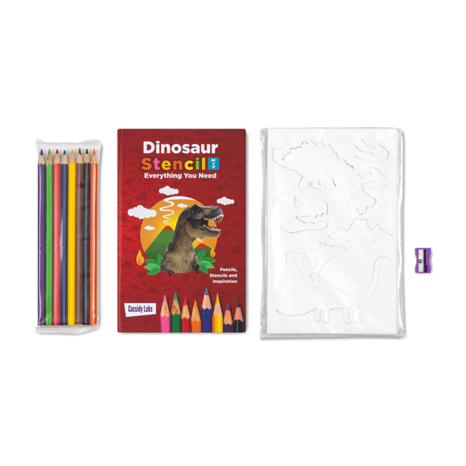 Dinosaur Stencil Kit A2z Science Learning Store
