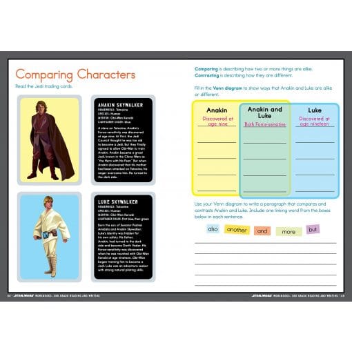 Star Wars Workbook 3rd Grade Reading and Writing by Workman 4