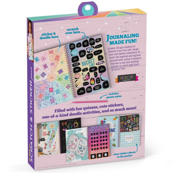 Craft-tastic All About Me Scratch & Sticker Journal - A2Z Science