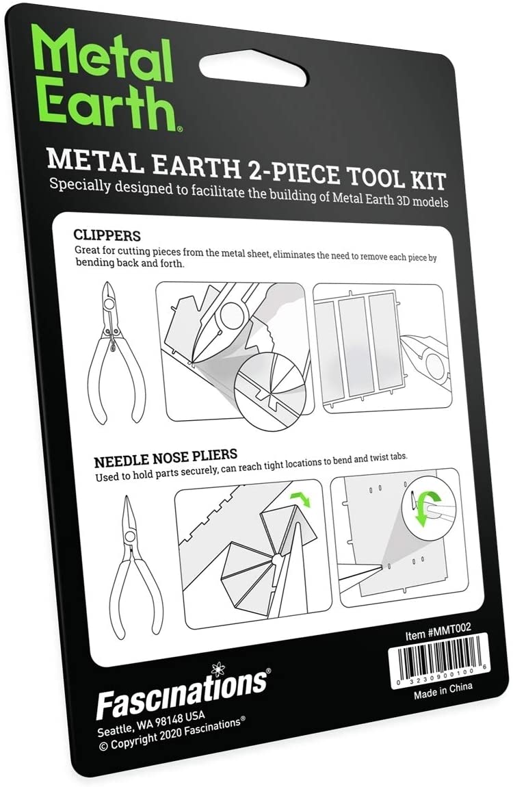 Metal Earth Enhanced Design 2-Piece Tool Kit - A2Z Science & Learning Toy  Store