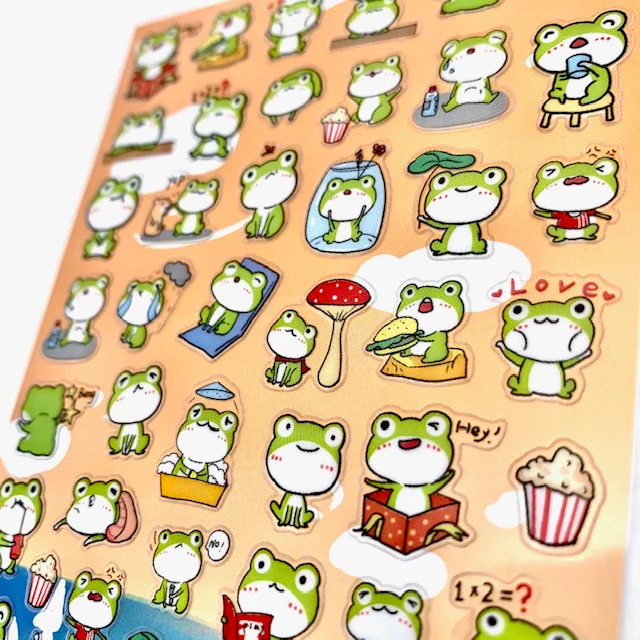 Nekoni Frog Stickers - A2Z Science & Learning Toy Store